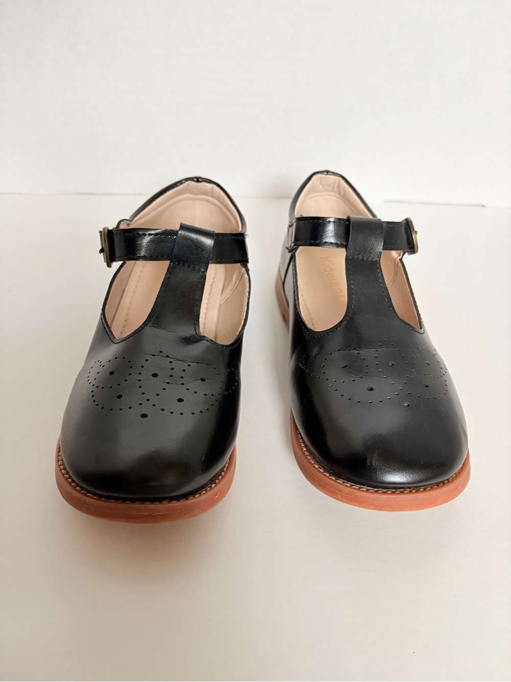 Mary Jane Dress Shoes School Uniform Round Toe Classic Black Girls Kids Size 1 - Picture 8 of 15